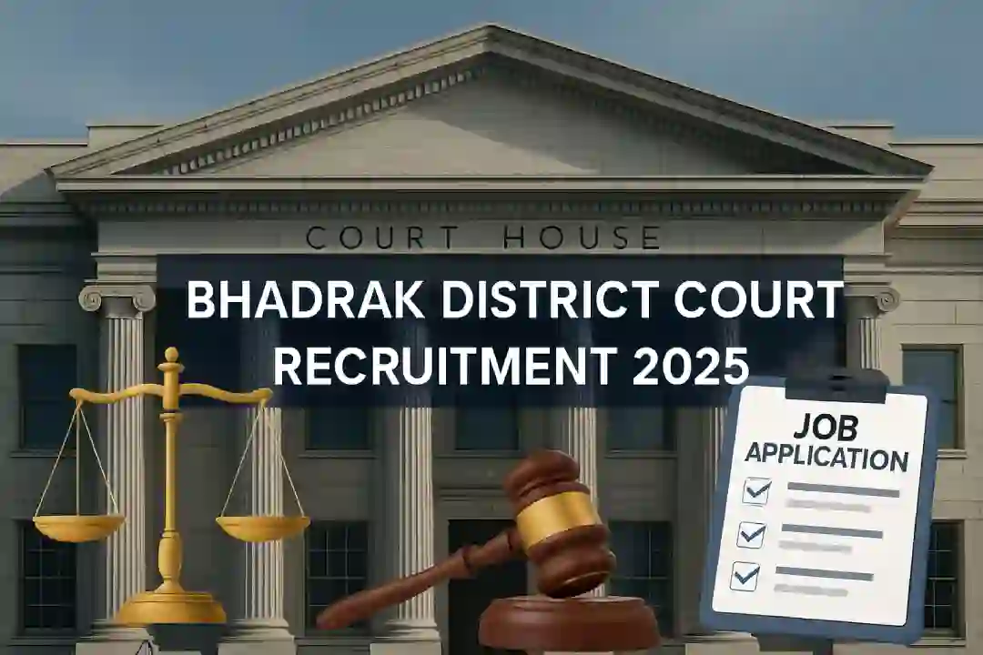 Vacancy in odisha govt job 2025 District court