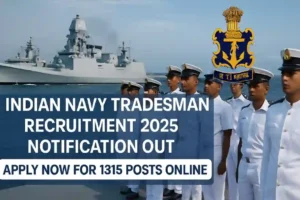 Indian Navy Tradesman Recruitment 2025