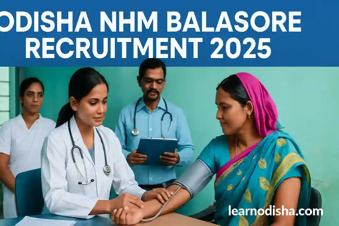 Odisha NHM Balasore Recruitment