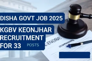 vacancy in odisha govt job in KGBV Keonjhar Recruitment 2025