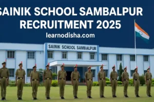 Sainik School Sambalpur Recruitment 2025