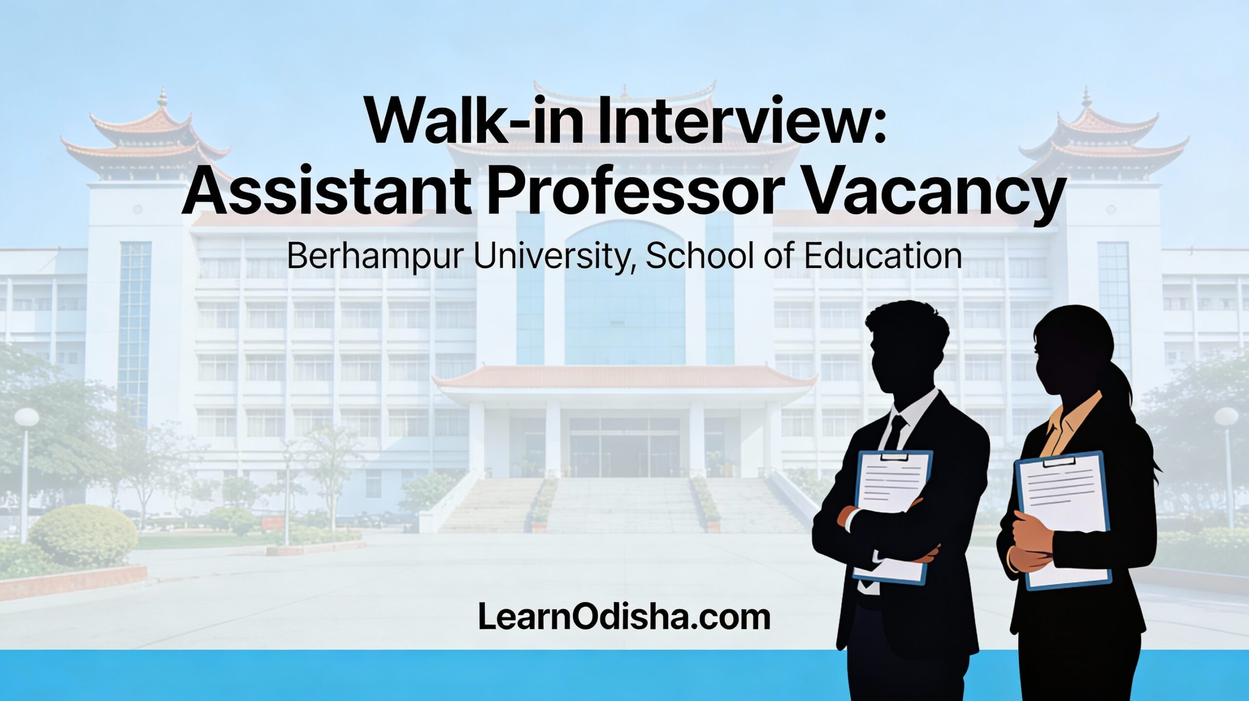 assistant professor job in odisha