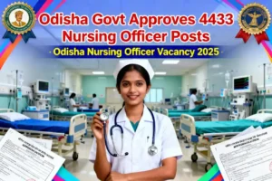 Osssc nursing officer job