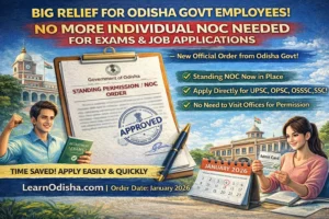 Odisha Standing NOC