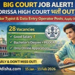 Odisha high Court Job