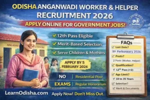 Odisha Anganwadi job