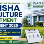 Odisha Agriculture Department Recruitment