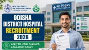 Odisha District Hospital Recruitment 2026