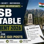 SSB Constable Recruitment