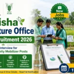 Odisha Agriculture Office New Recruitment 2026