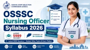 osssc nursing officer syllabus