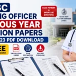 OSSSC Nursing Officer Previous Year Question Paper