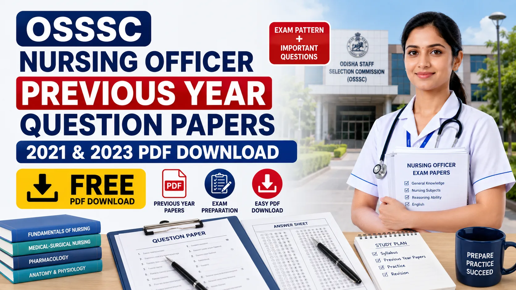 OSSSC Nursing Officer Previous Year Question Paper