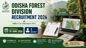 Odisha Forest Division Recruitment