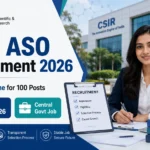 CSIR ASO Recruitment