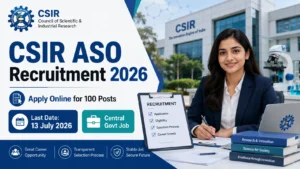 CSIR ASO Recruitment