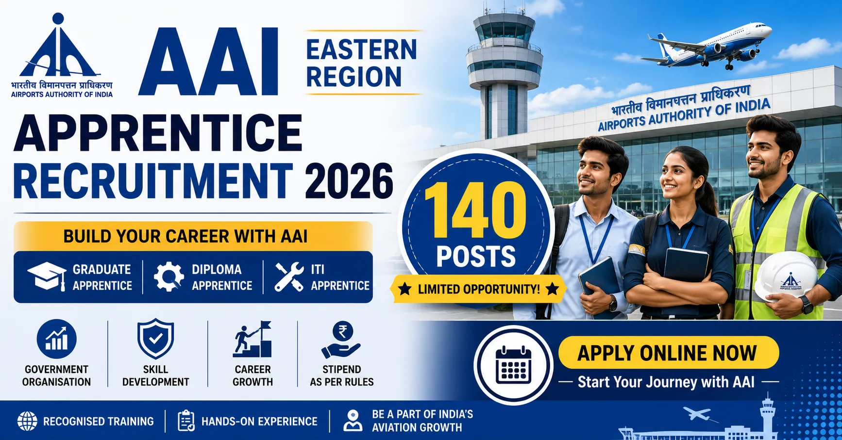AAI Eastern Region Apprentice Recruitment 2026