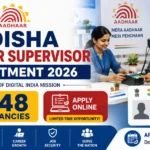 Odisha Aadhaar Supervisor Recruitment 2026