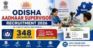 Odisha Aadhaar Supervisor Recruitment 2026