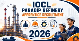IOCL Paradip Refinery Apprentice Recruitment 2026 banner 582 posts