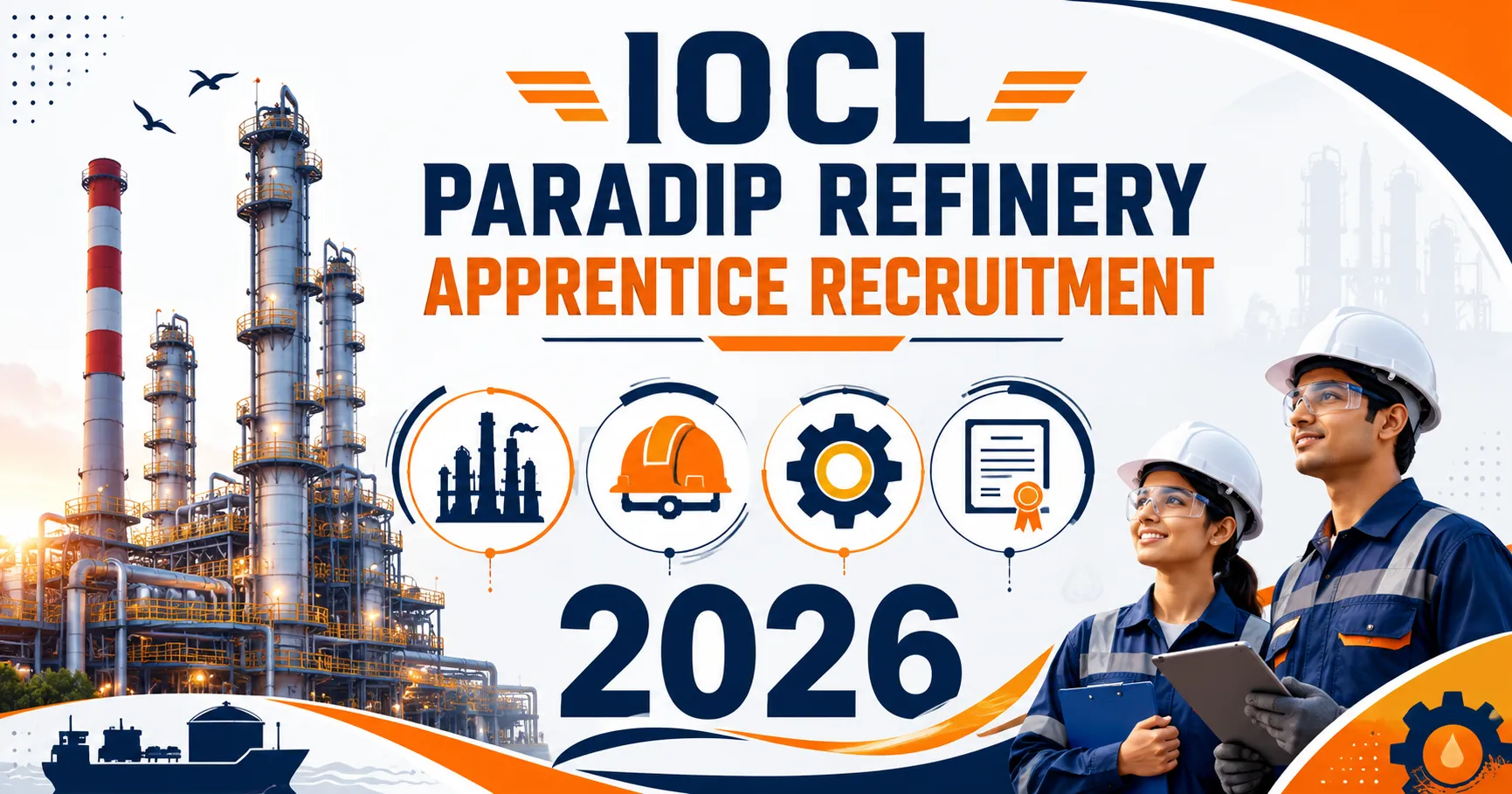 IOCL Paradip Refinery Apprentice Recruitment 2026 banner 582 posts