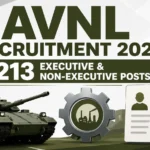 AVNL Recruitment 2026 banner 1213 executive non-executive posts