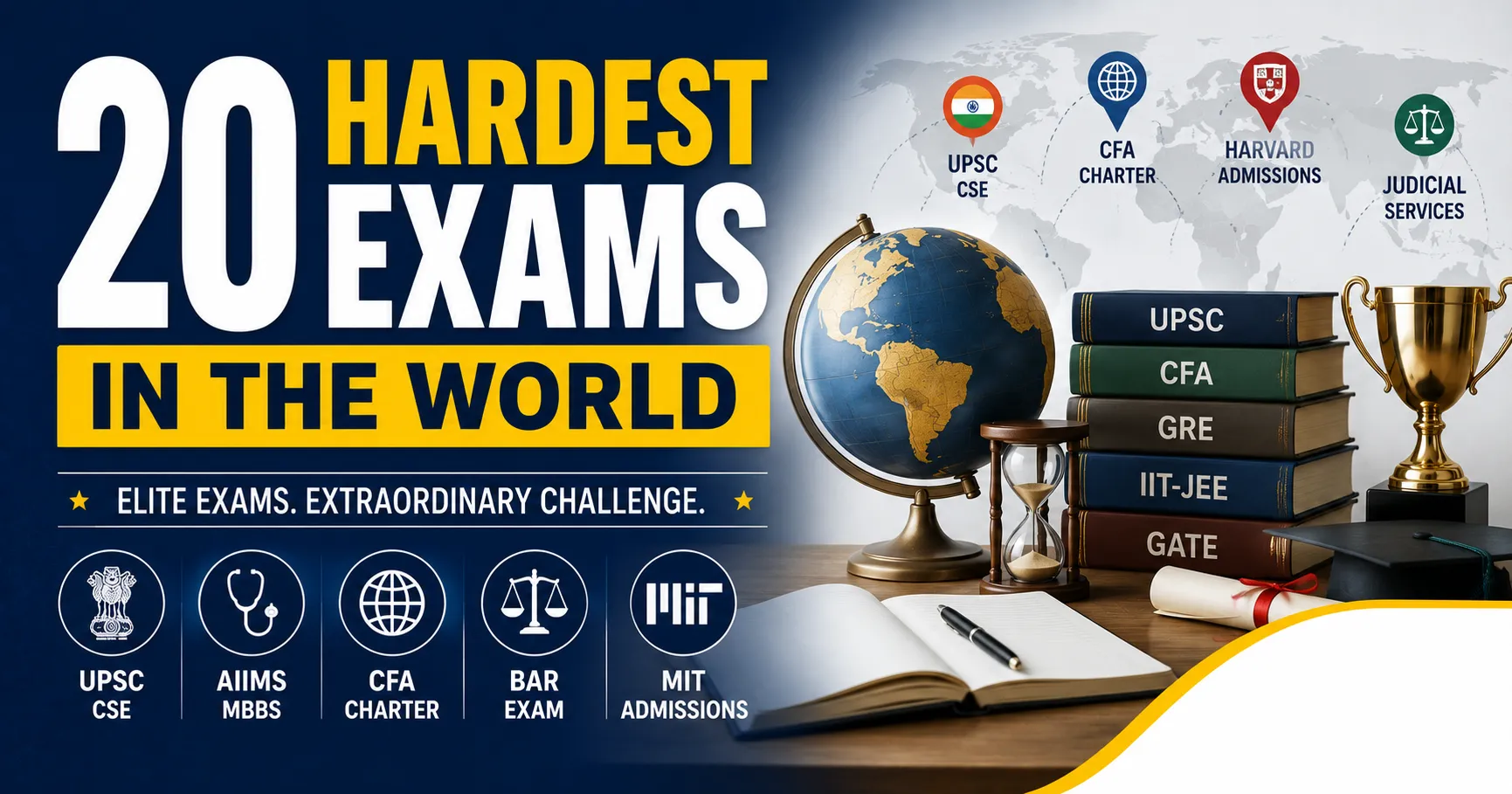 hardest exams in the world 2026 ranking list