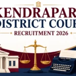 Kendrapara District Court Recruitment 2026 banner junior clerk stenographer
