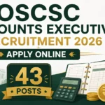 OSCSC Accounts Executive Recruitment 2026 banner 43 posts