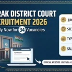 Bhadrak District Court Recruitment 2026 Official Notification Banner for Junior Clerk and Stenographer Posts
