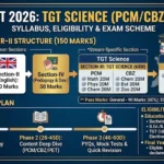 OSSTET 2026 TGT Science PCM CBZ and Physical Education Teacher PET Exam Scheme and Syllabus Breakdown