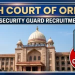 Odisha High Court Bar Council Peon and Security Guard Recruitment 2026 Official Notification Banner