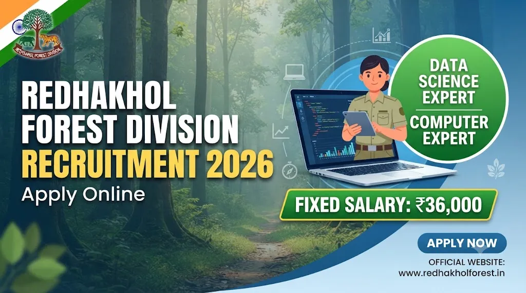 Redhakhol Forest Division Recruitment 2026 Notification for Computer Data Science Expert Post