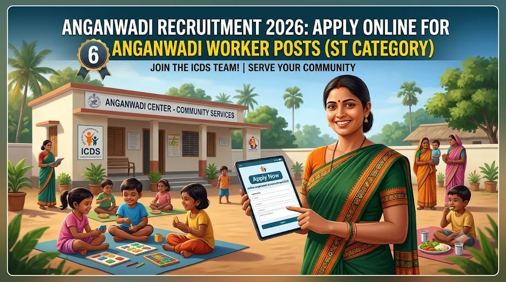 ICDS Morada Anganwadi Worker Recruitment 2026 Official Notification Banner for Mayurbhanj District