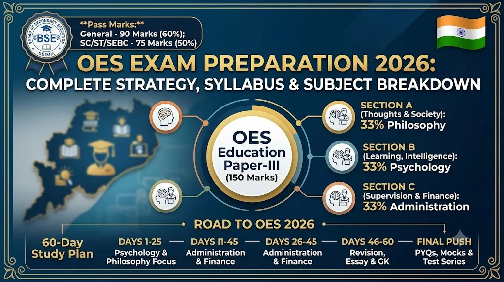 OES Exam Preparation Strategy and Official Syllabus Structure for Odisha Education Service School Branch