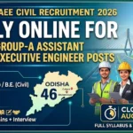 OPSC AEE Civil Recruitment 2026 Official Notification Banner for 46 Assistant Executive Engineer Posts