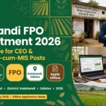 Kalahandi FPO Recruitment 2026 Official Notification Banner for CEO and Accountant Posts