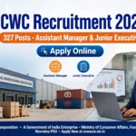 CWC Recruitment 2026 Official Notification Banner for Assistant Manager and Junior Executive Posts