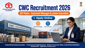 CWC Recruitment 2026 Official Notification Banner for Assistant Manager and Junior Executive Posts