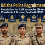 Odisha Police Recruitment 2026 Official Requisition Letter for 3217 SI Constable and Driver Vacancies
